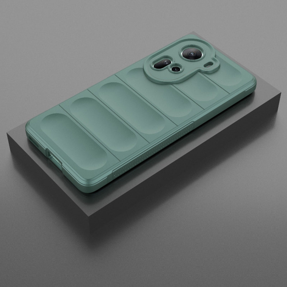 Husa de protectie Techsuit Magic Shield compatibila cu Oppo Reno11, acoperire spate, verde