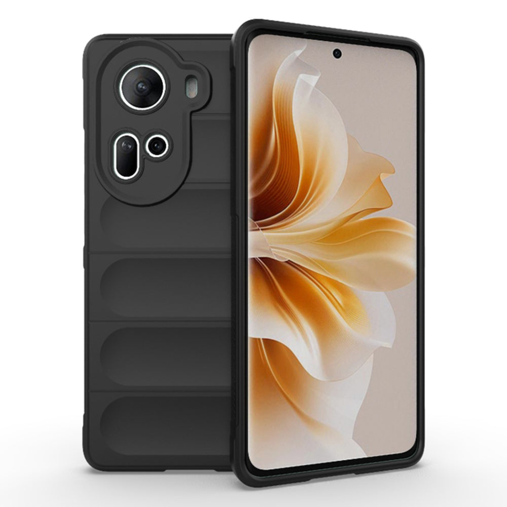 Husa de protectie Techsuit Magic Shield compatibila cu Oppo Reno11, acoperire spate, negru