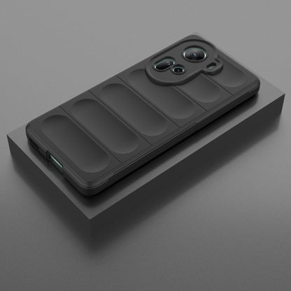Husa de protectie Techsuit Magic Shield compatibila cu Oppo Reno11, acoperire spate, negru