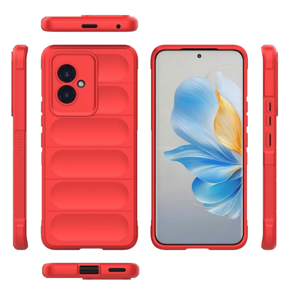 Husa de protectie Techsuit Magic Shield compatibila cu Honor 100, acoperire spate, rosu
