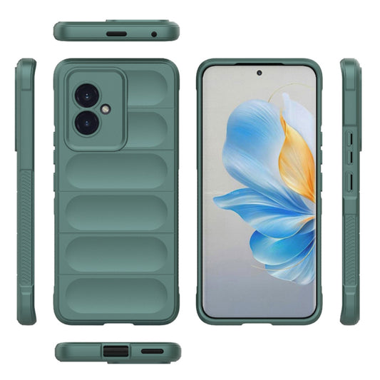Husa de protectie Techsuit Magic Shield compatibila cu Honor 100, acoperire spate, verde