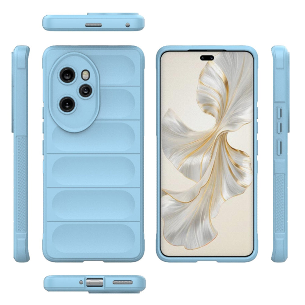 Husa de protectie Techsuit Magic Shield compatibila cu Honor 100 Pro, acoperire spate, albastru inchis
