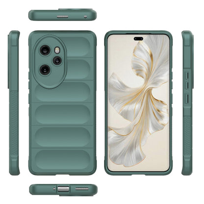Husa de protectie Techsuit Magic Shield compatibila cu Honor 100 Pro, acoperire spate, verde