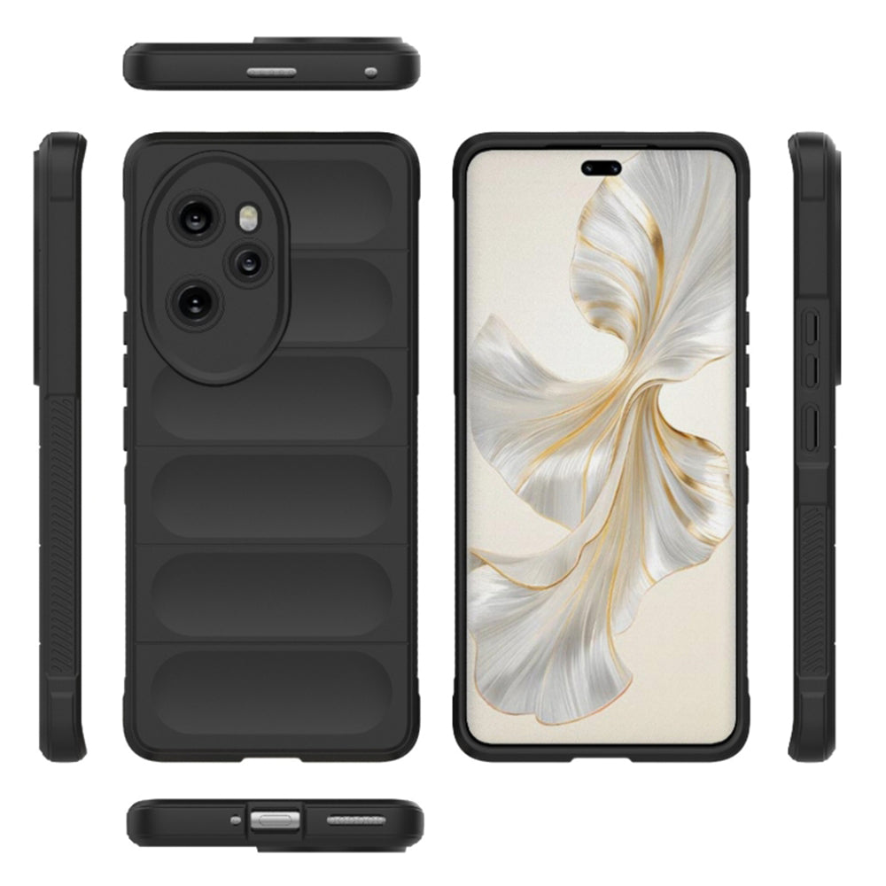 Husa de protectie Techsuit Magic Shield compatibila cu Honor 100 Pro, acoperire spate, negru
