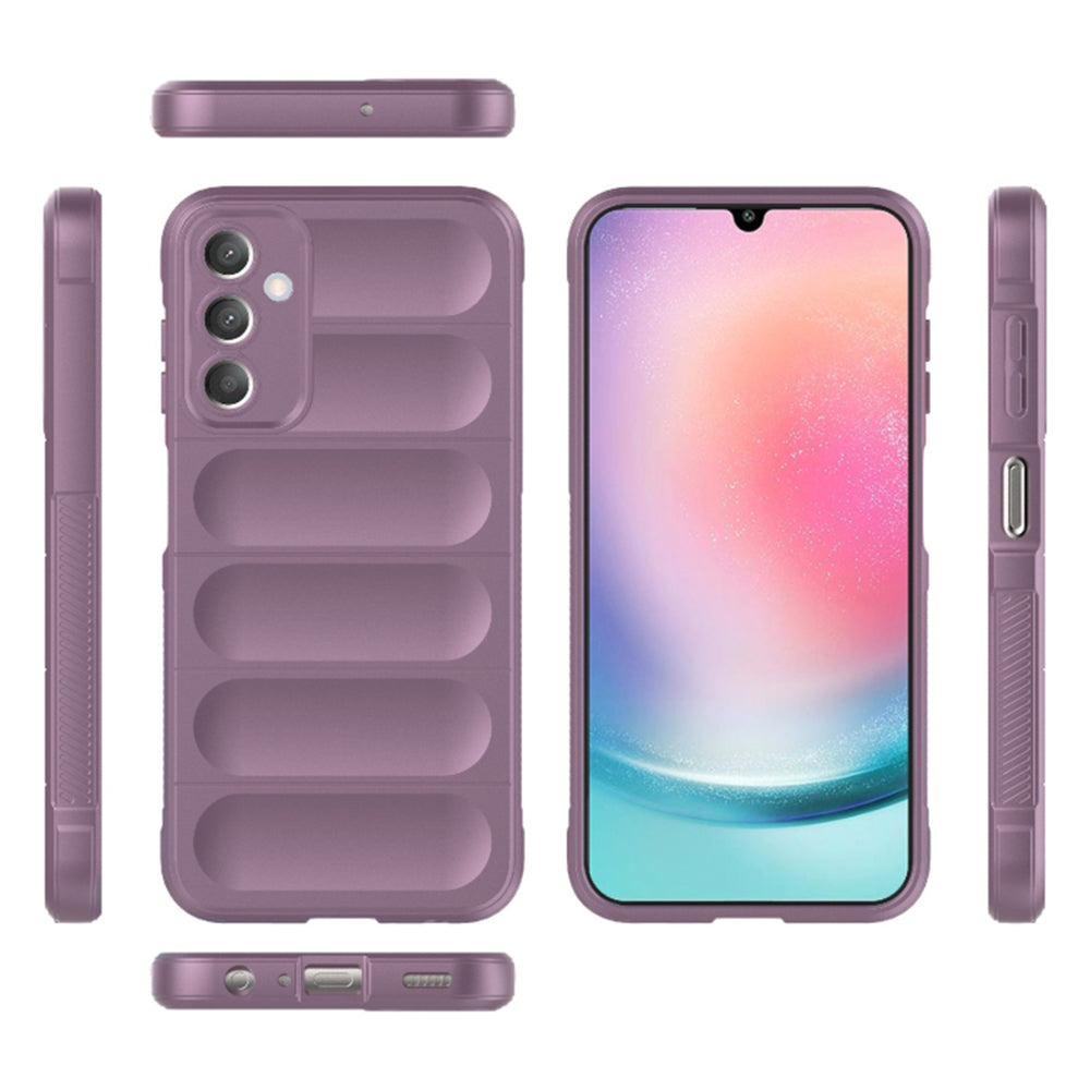 Husa de protectie Techsuit Magic Shield compatibila cu Samsung Galaxy A25 5G, acoperire spate, mov