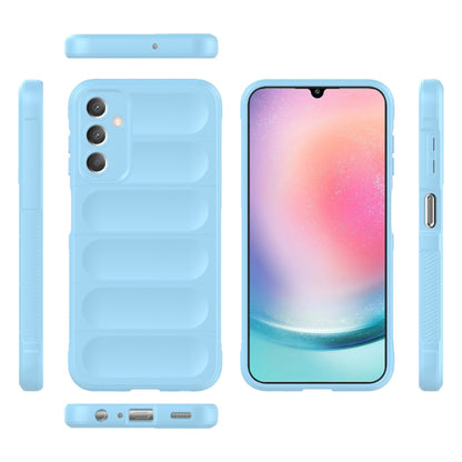Husa de protectie Techsuit Magic Shield compatibila cu Samsung Galaxy A25 5G, acoperire spate, albastru inchis