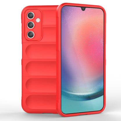 Husa de protectie Techsuit Magic Shield compatibila cu Samsung Galaxy A25 5G, acoperire spate, rosu