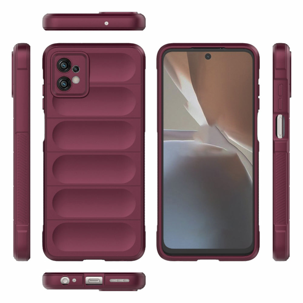 Husa de protectie Techsuit Magic Shield compatibila cu Motorola Moto G32, acoperire spate, rosu