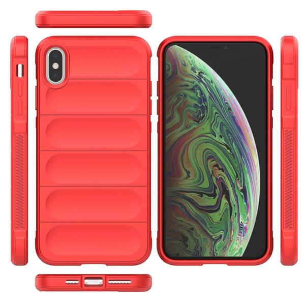 Husa de protectie Techsuit Magic Shield compatibila cu Apple iPhone XS Max, acoperire spate, mov