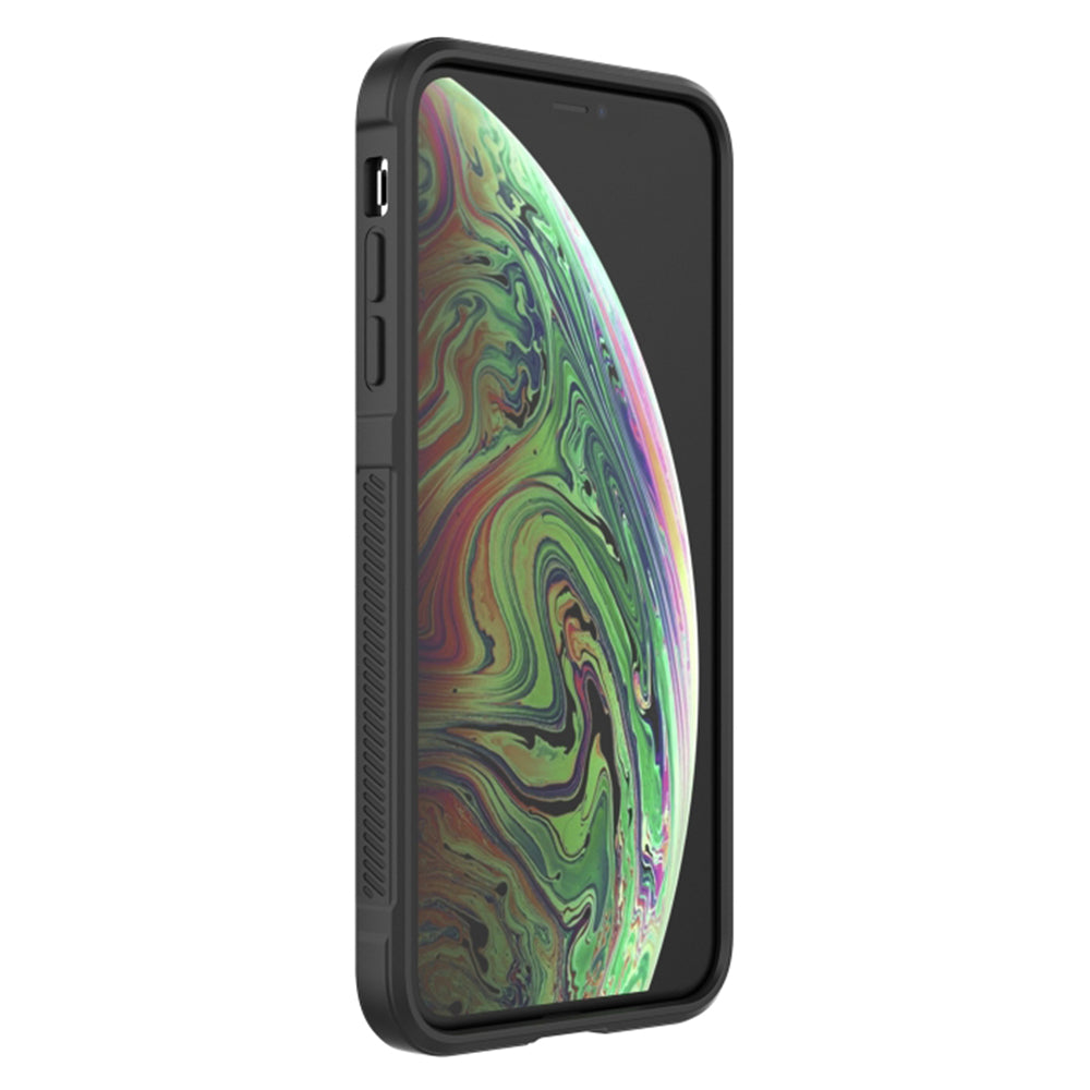 Husa de protectie Techsuit Magic Shield compatibila cu Apple iPhone XS Max, acoperire spate, visiniu