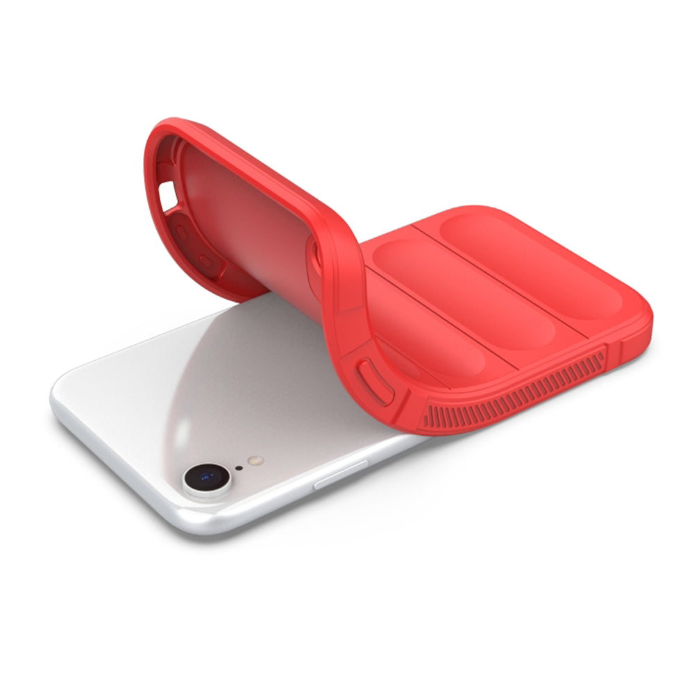 Husa de protectie Techsuit Magic Shield compatibila cu Apple iPhone XR, acoperire spate, albastru inchis