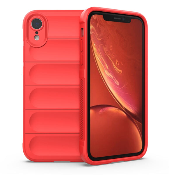 Husa de protectie Techsuit Magic Shield compatibila cu Apple iPhone XR, acoperire spate, rosu