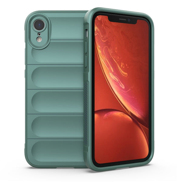 Husa de protectie Techsuit Magic Shield compatibila cu Apple iPhone XR, acoperire spate, verde