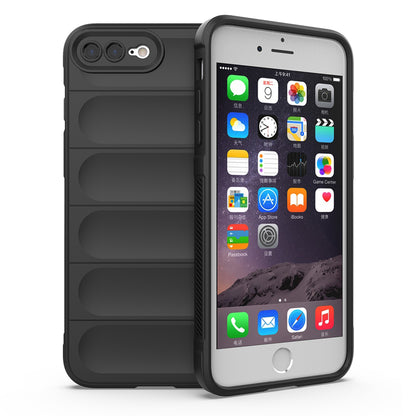 Husa de protectie Techsuit Magic Shield compatibila cu Apple iPhone 7 Plus / 8 Plus, acoperire spate, negru