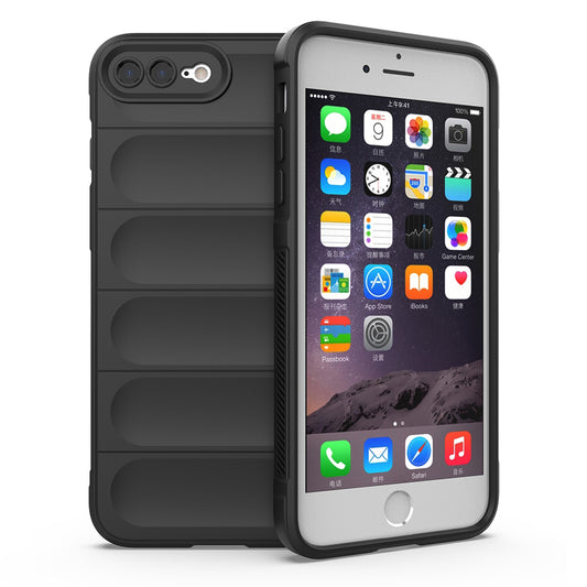 Husa de protectie Techsuit Magic Shield compatibila cu Apple iPhone 7 Plus / 8 Plus, acoperire spate, negru