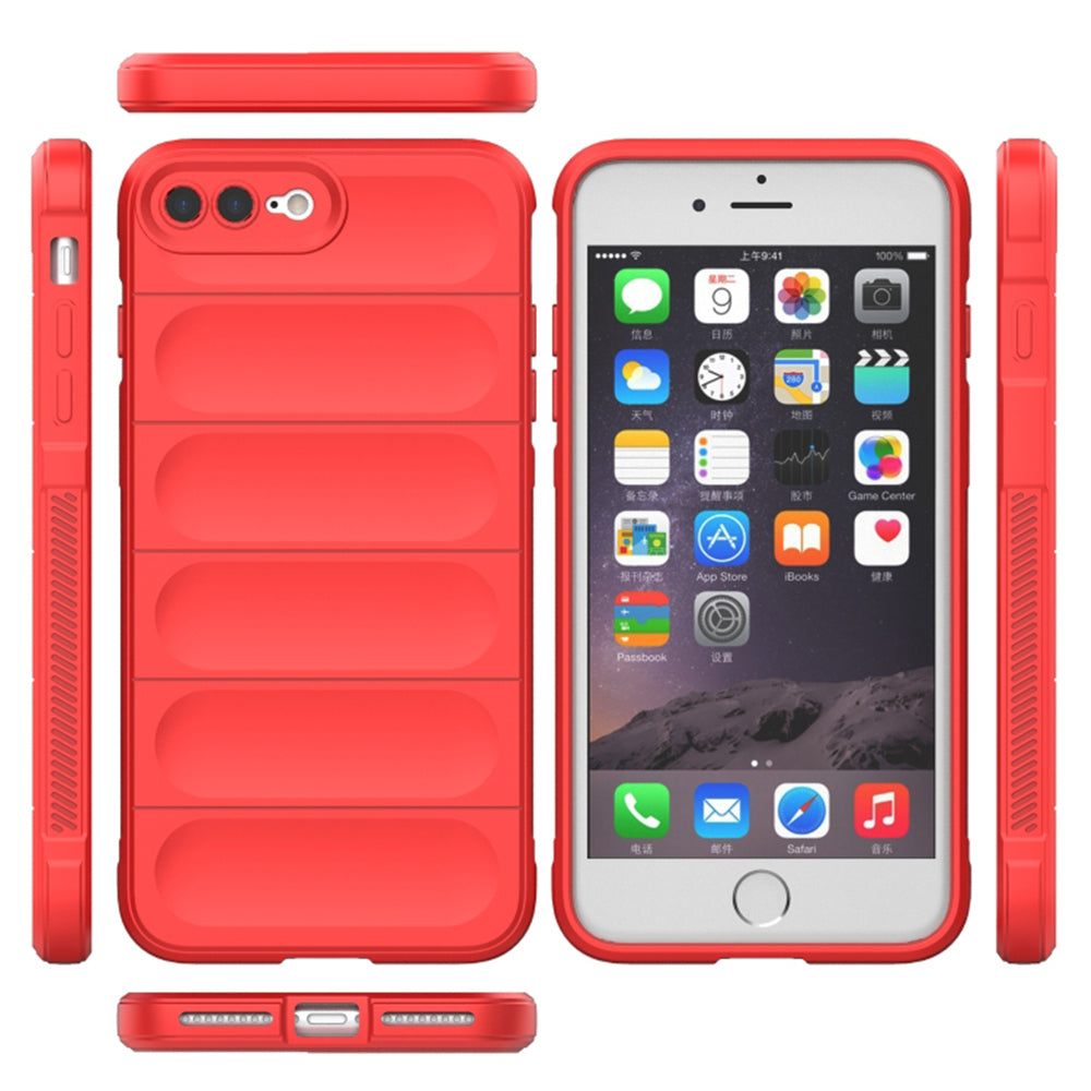Husa de protectie Techsuit Magic Shield compatibila cu Apple iPhone 7 Plus / 8 Plus, acoperire spate, negru