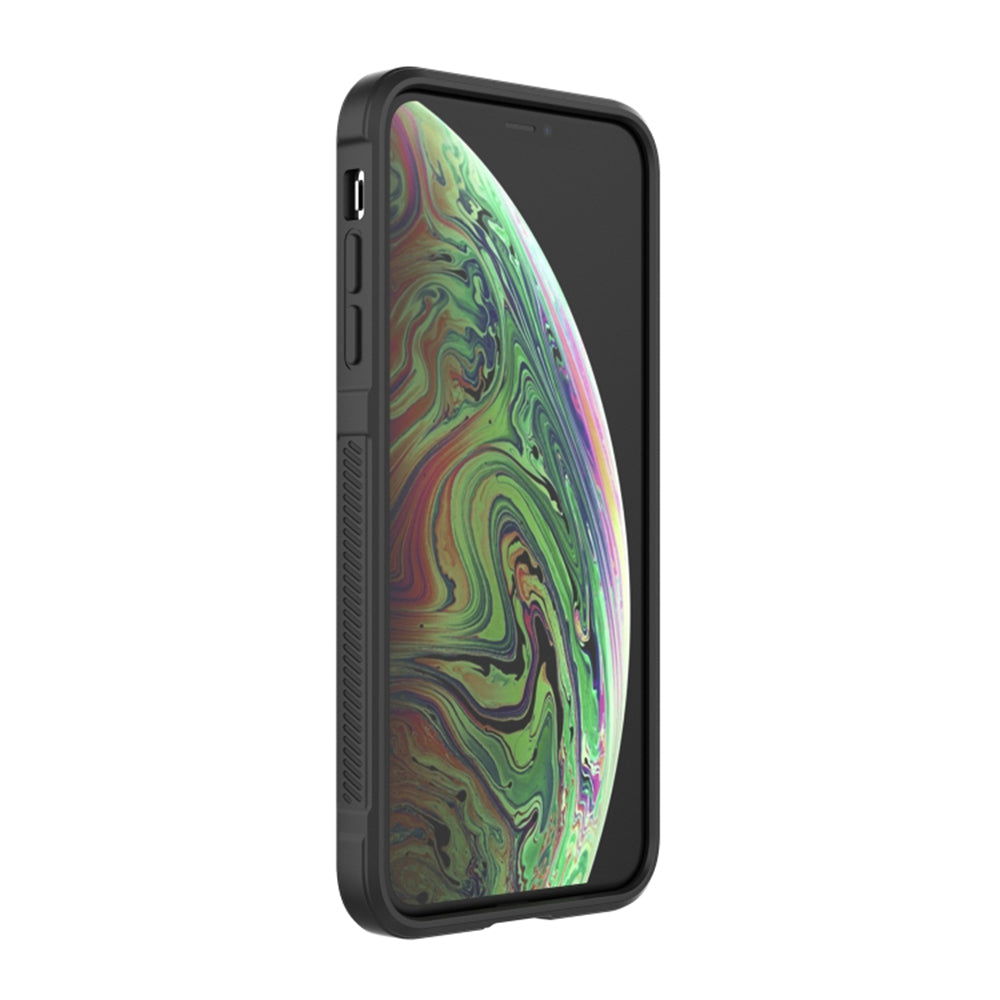 Husa de protectie Techsuit Magic Shield compatibila cu Apple iPhone X, acoperire spate, negru