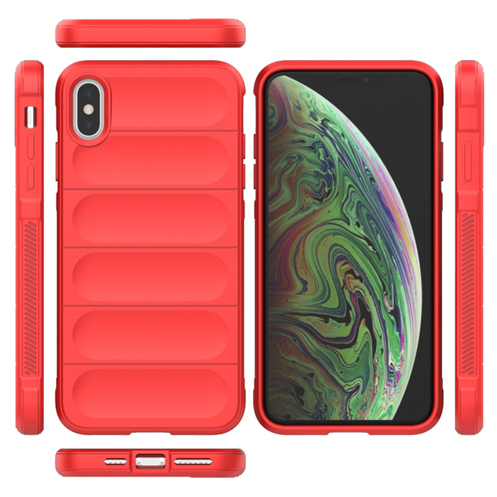 Husa de protectie Techsuit Magic Shield compatibila cu Apple iPhone XS, acoperire spate, negru