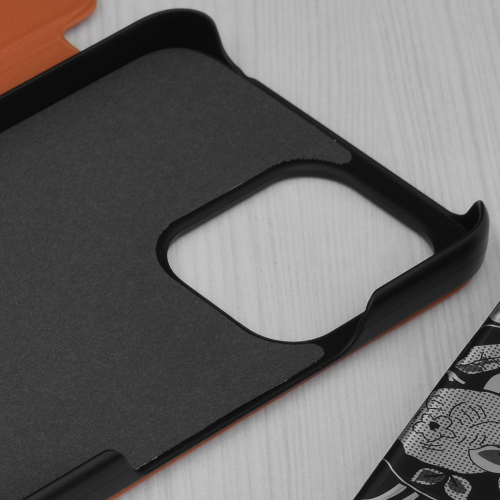 Husa de protectie Techsuit eFold Series compatibila cu Xiaomi Redmi 12 4G, acoperire spate, oranj
