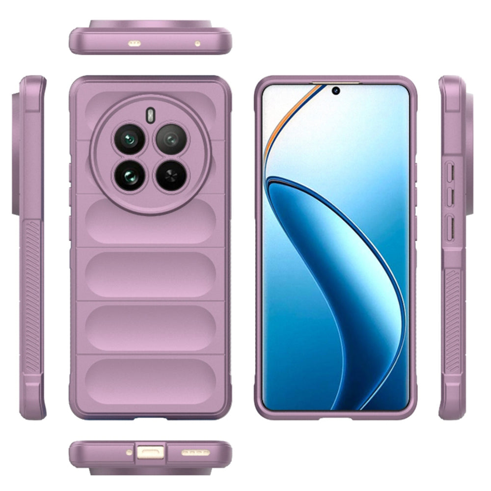 Husa de protectie Techsuit Magic Shield compatibila cu Realme 12 Pro Plus, acoperire spate, mov