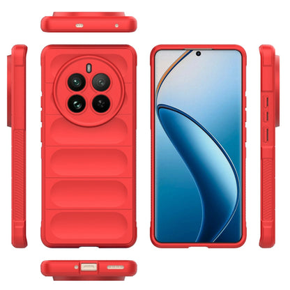 Husa de protectie Techsuit Magic Shield compatibila cu Realme 12 Pro, acoperire spate, rosu