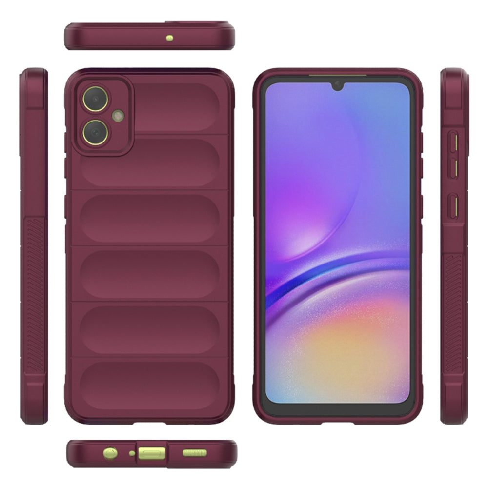 Husa de protectie Techsuit Magic Shield compatibila cu Samsung Galaxy A05, acoperire spate, visiniu