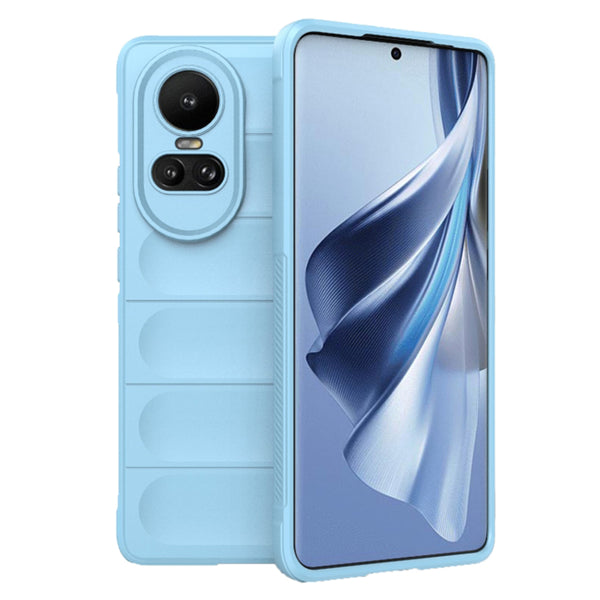 Husa de protectie Techsuit Magic Shield compatibila cu Oppo Reno10 Pro, acoperire spate, albastru inchis