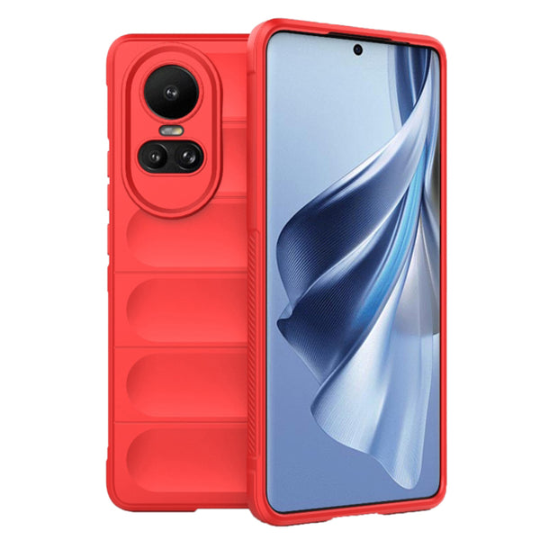 Husa de protectie Techsuit Magic Shield compatibila cu Oppo Reno10 Pro, acoperire spate, rosu