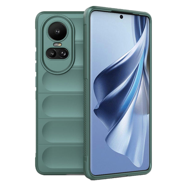 Husa de protectie Techsuit Magic Shield compatibila cu Oppo Reno10, acoperire spate, verde