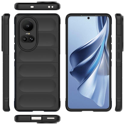 Husa de protectie Techsuit Magic Shield compatibila cu Oppo Reno10, acoperire spate, negru