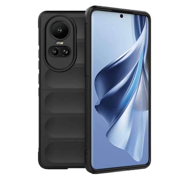 Husa de protectie Techsuit Magic Shield compatibila cu Oppo Reno10, acoperire spate, negru