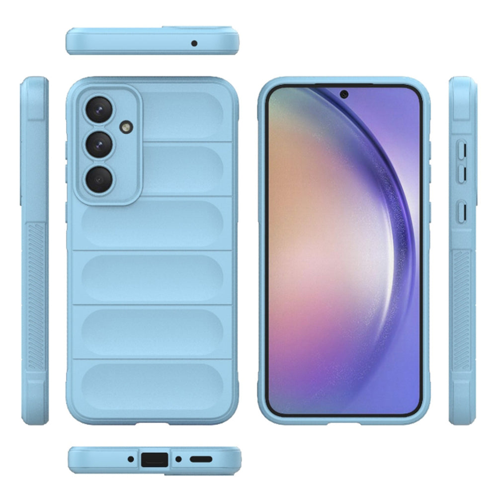Husa de protectie Techsuit Magic Shield compatibila cu Samsung Galaxy A54, acoperire spate, albastru inchis