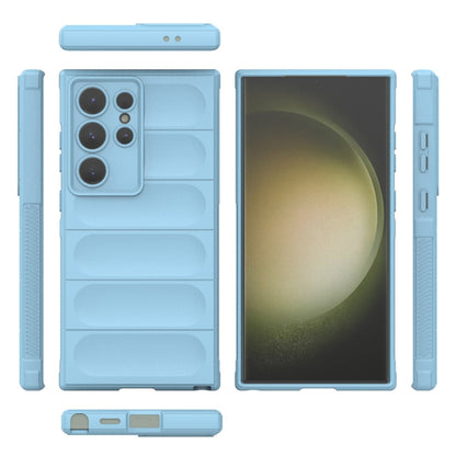 Husa de protectie Techsuit Magic Shield compatibila cu Samsung Galaxy S23 Ultra, acoperire spate, albastru inchis