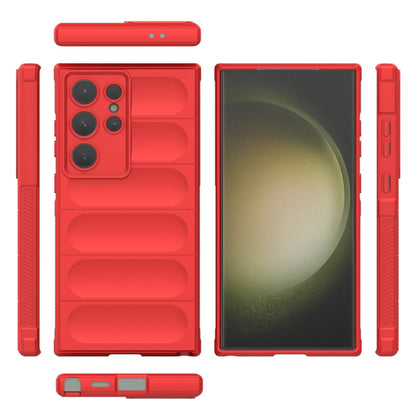 Husa de protectie Techsuit Magic Shield compatibila cu Samsung Galaxy S23 Ultra, acoperire spate, rosu