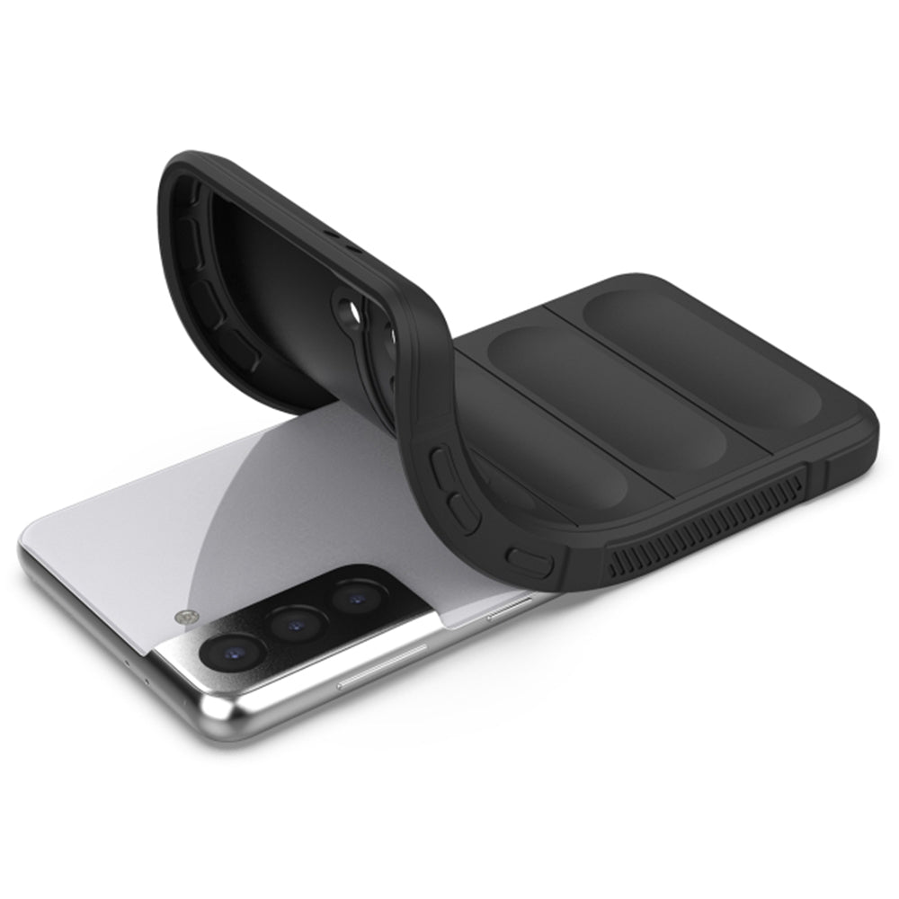 Husa de protectie Techsuit Magic Shield compatibila cu Samsung Galaxy S21 5G, acoperire spate, negru