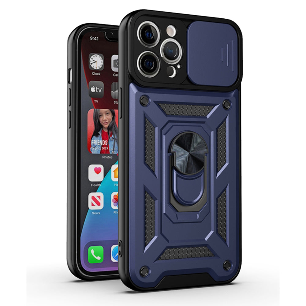 Husa de protectie Techsuit CamShield Series compatibila cu Apple iPhone 11 Pro Max, acoperire spate, albastru