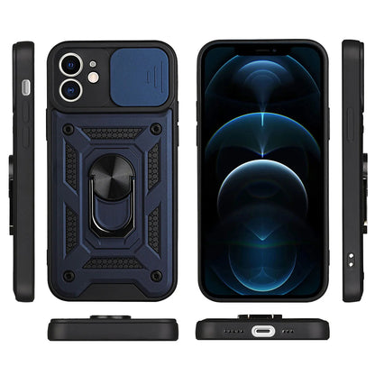 Husa de protectie Techsuit CamShield Series compatibila cu Apple iPhone 11, acoperire spate, albastru
