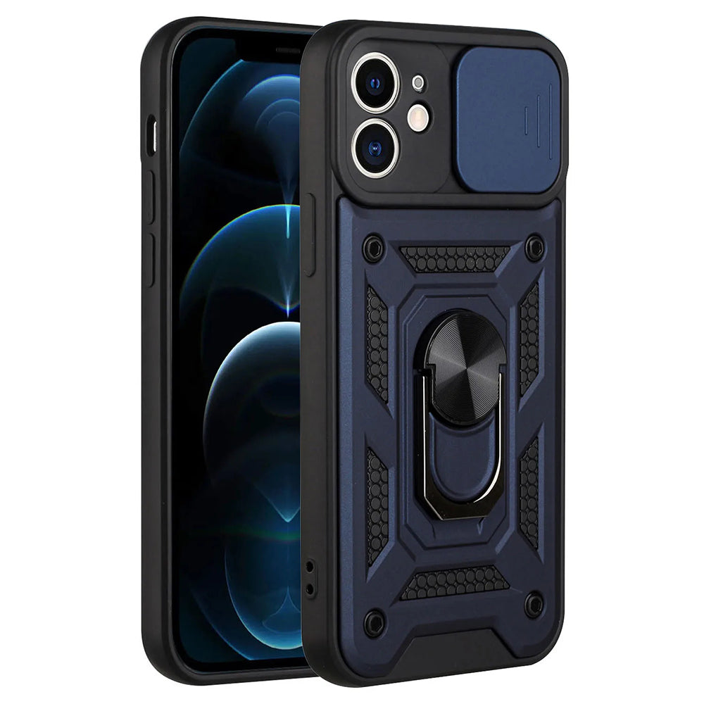 Husa de protectie Techsuit CamShield Series compatibila cu Apple iPhone 11, acoperire spate, albastru