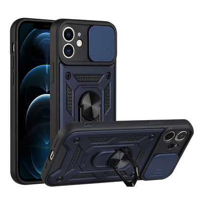 Husa de protectie Techsuit CamShield Series compatibila cu Apple iPhone 11, acoperire spate, albastru