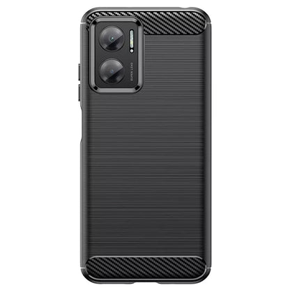 Husa de protectie Techsuit Carbon Siliconecompatibila cu Xiaomi Redmi 10 5G , acoperire spate, negru