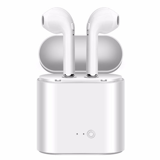 Casti Stereo Bluetooth V5.0 (Alb) I7S TWS