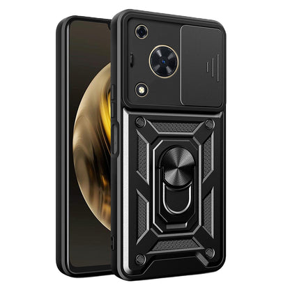 Husa de protectie Techsuit CamShield Series compatibila cu Huawei nova Y72, acoperire spate, negru