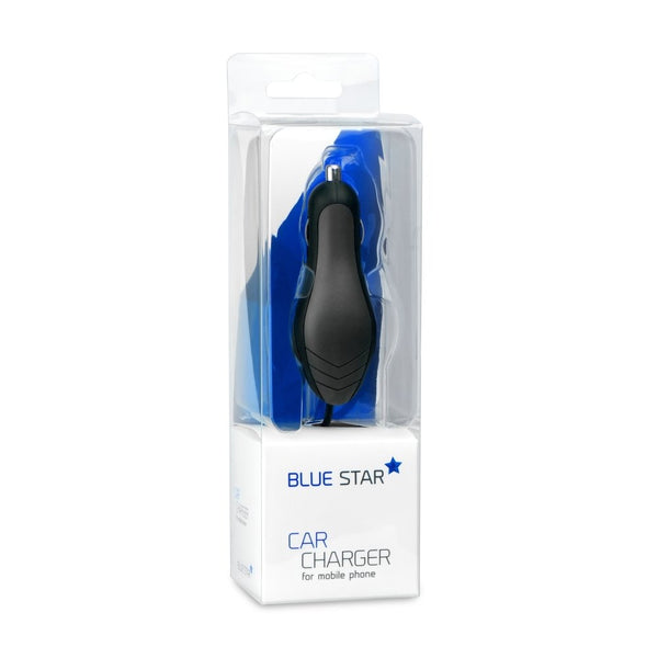 Incarcator Auto 1A cu Mufa MicroUSB (Negru) Blister Blue Star