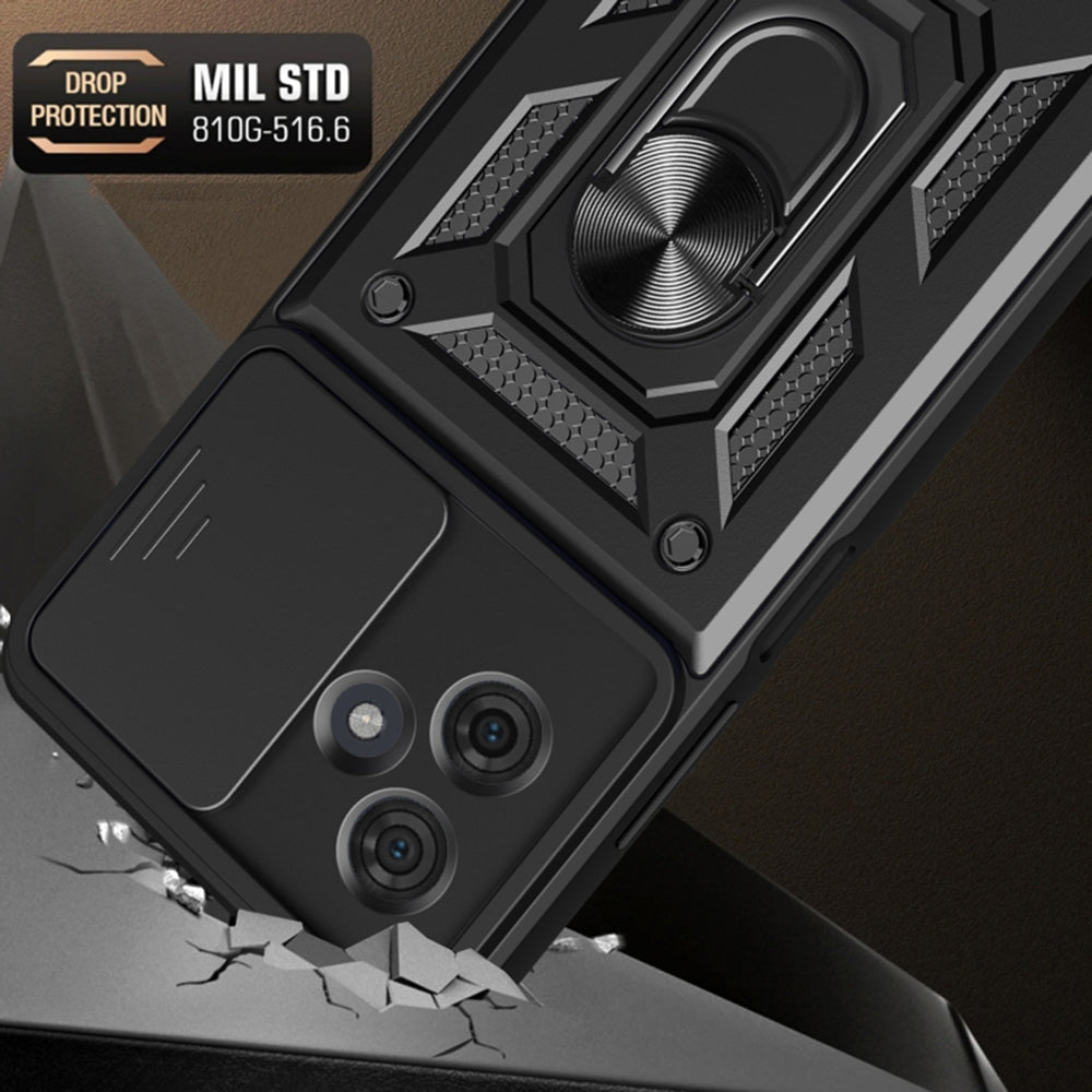 Husa de protectie Techsuit CamShield Series compatibila cu Motorola Moto G64, acoperire spate, albastru