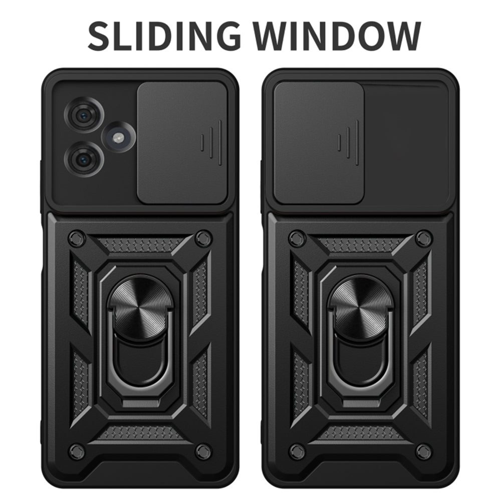 Husa de protectie Techsuit CamShield Series compatibila cu Motorola Moto G64, acoperire spate, albastru