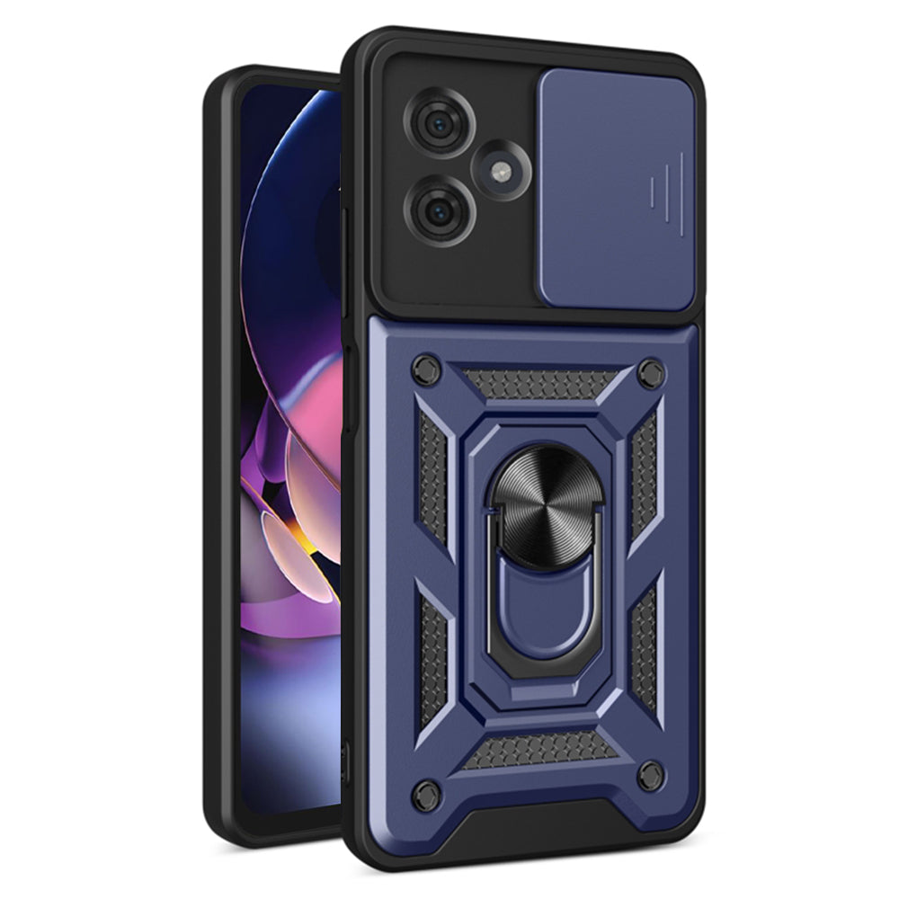 Husa de protectie Techsuit CamShield Series compatibila cu Motorola Moto G64, acoperire spate, albastru
