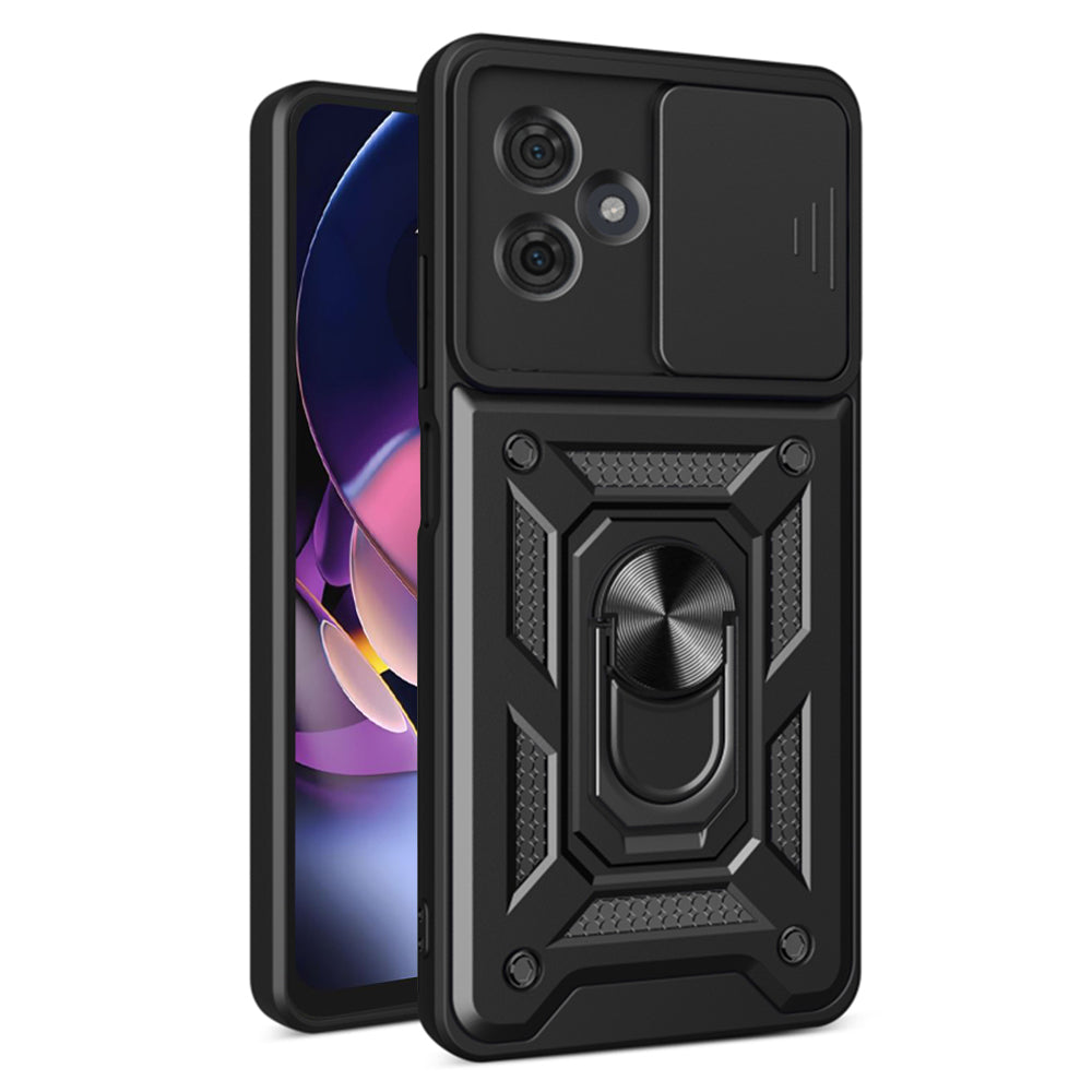 Husa de protectie Techsuit CamShield Series compatibila cu Motorola Moto G54 Power Edition, acoperire spate, negru