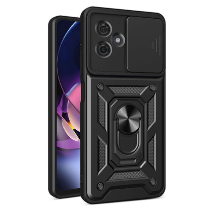 Husa de protectie Techsuit CamShield Series compatibila cu Motorola Moto G54 Power Edition, acoperire spate, negru