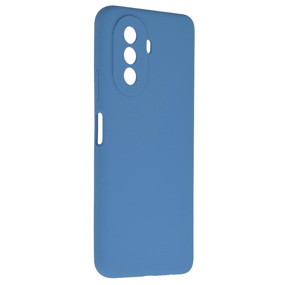 Husa de protectie Techsuit Soft Edge Silicone compatibila cu Huawei nova Y70, acoperire spate, albastru deschis