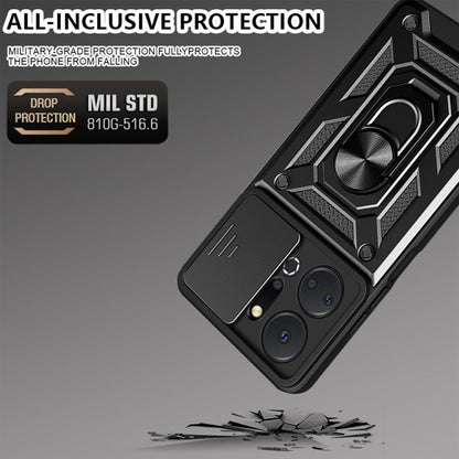 Husa de protectie Techsuit CamShield Series compatibila cu Honor X7a, acoperire spate, albastru
